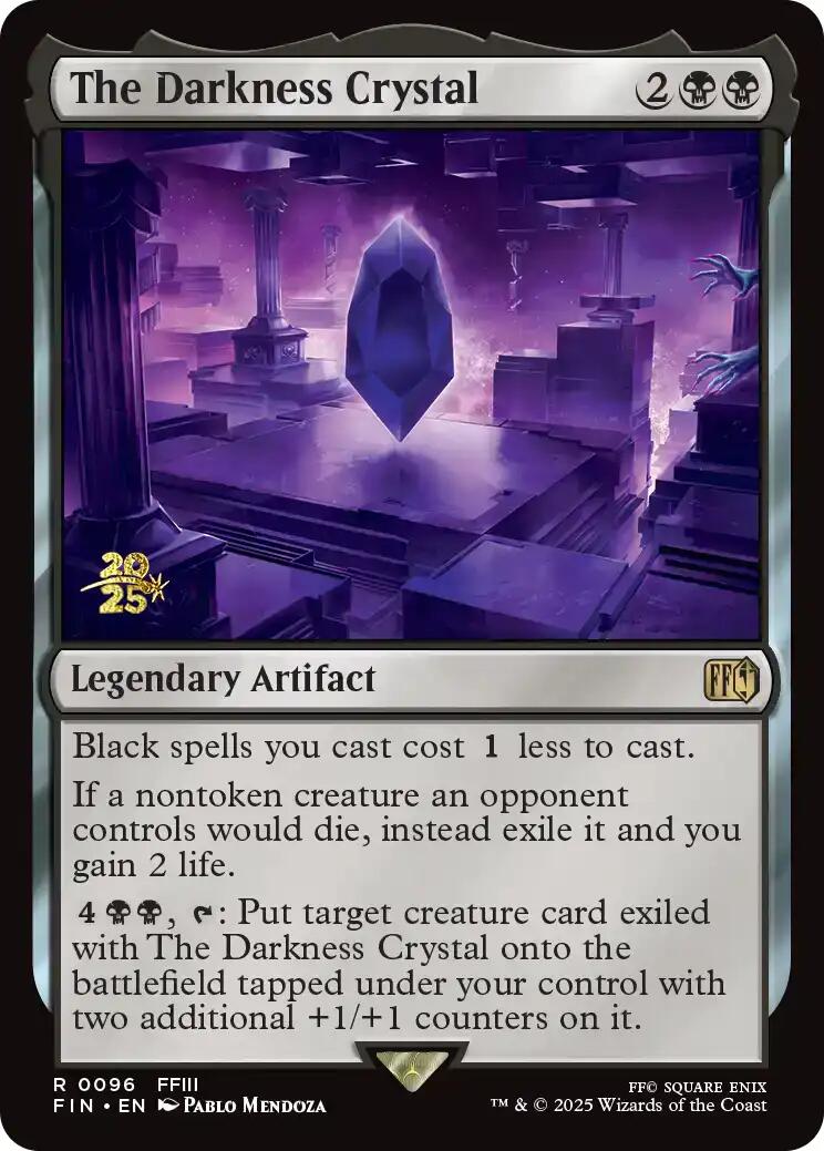 The Darkness Crystal [FINAL FANTASY Prerelease Promo] | Lots Moore NSW