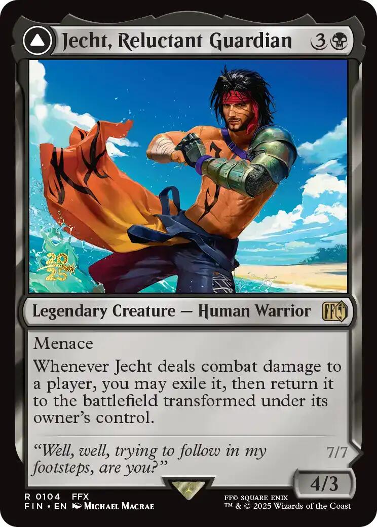 Jecht, Reluctant Guardian // Braska's Final Aeon [FINAL FANTASY Prerelease Promo] | Lots Moore NSW