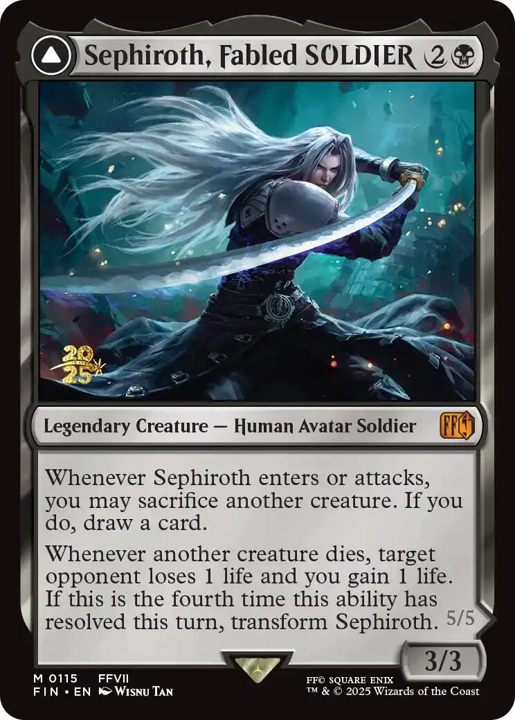 Sephiroth, Fabled SOLDIER [FINAL FANTASY Prerelease Promo] | Lots Moore NSW
