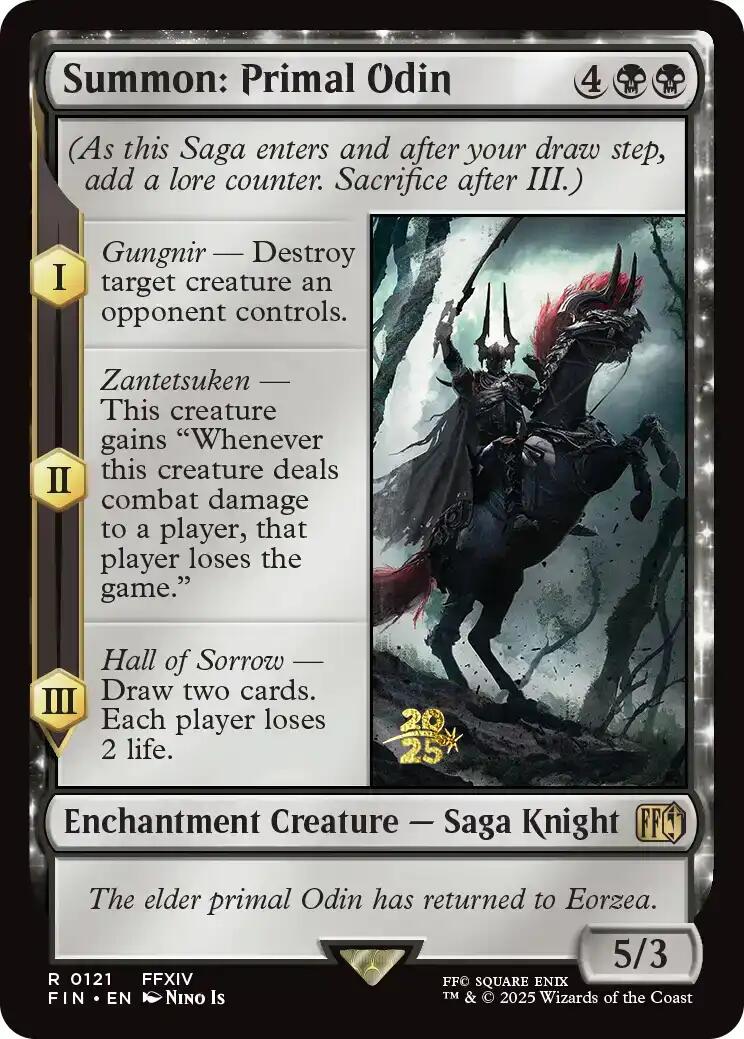 Summon: Primal Odin [FINAL FANTASY Prerelease Promo] | Lots Moore NSW