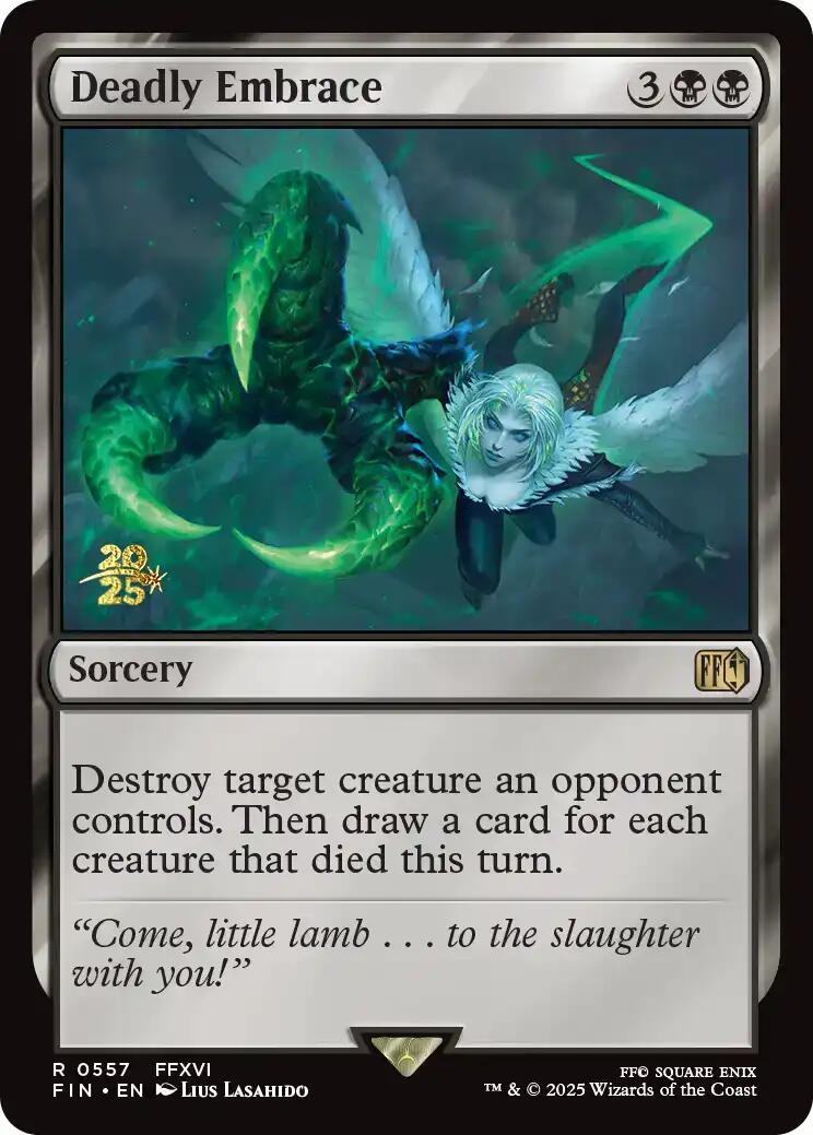 Deadly Embrace [FINAL FANTASY Prerelease Promo] | Lots Moore NSW