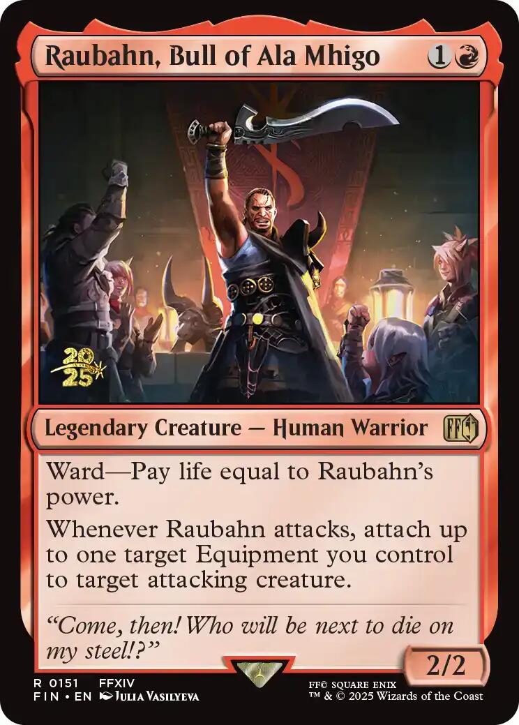 Raubahn, Bull of Ala Mhigo [FINAL FANTASY Prerelease Promo] | Lots Moore NSW