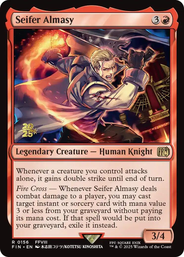 Seifer Almasy [FINAL FANTASY Prerelease Promo] | Lots Moore NSW