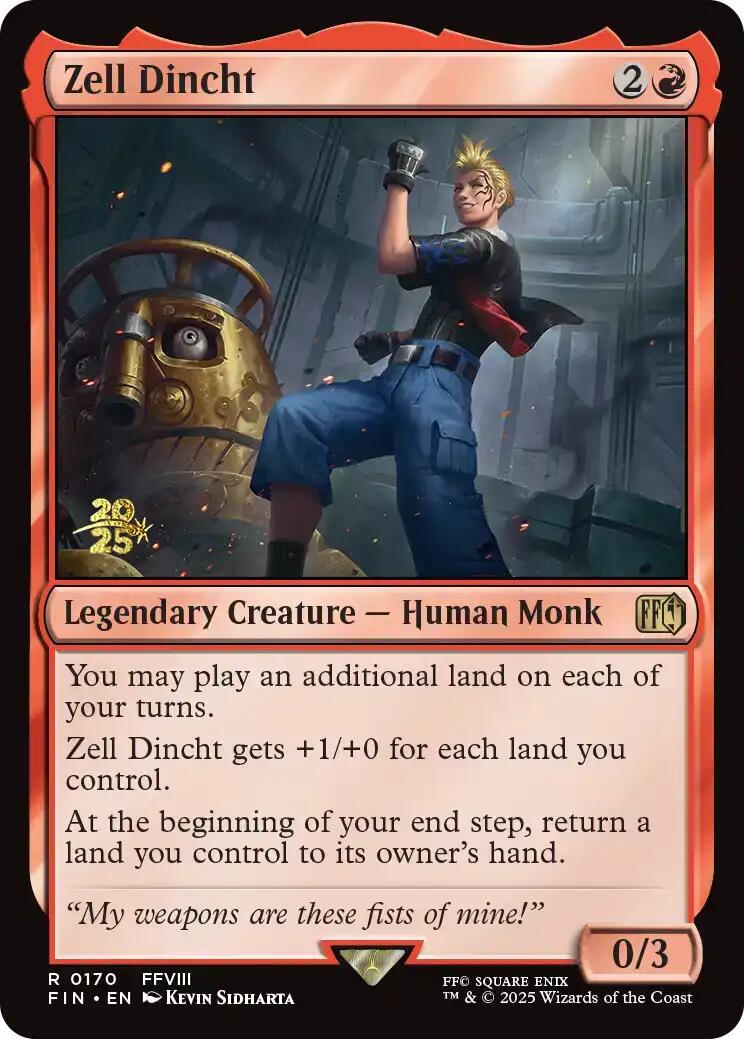 Zell Dincht [FINAL FANTASY Prerelease Promo] | Lots Moore NSW