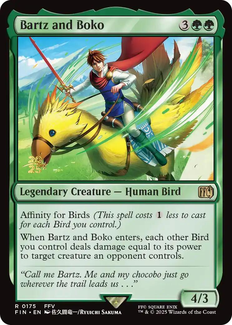 Bartz and Boko [FINAL FANTASY Prerelease Promo] | Lots Moore NSW