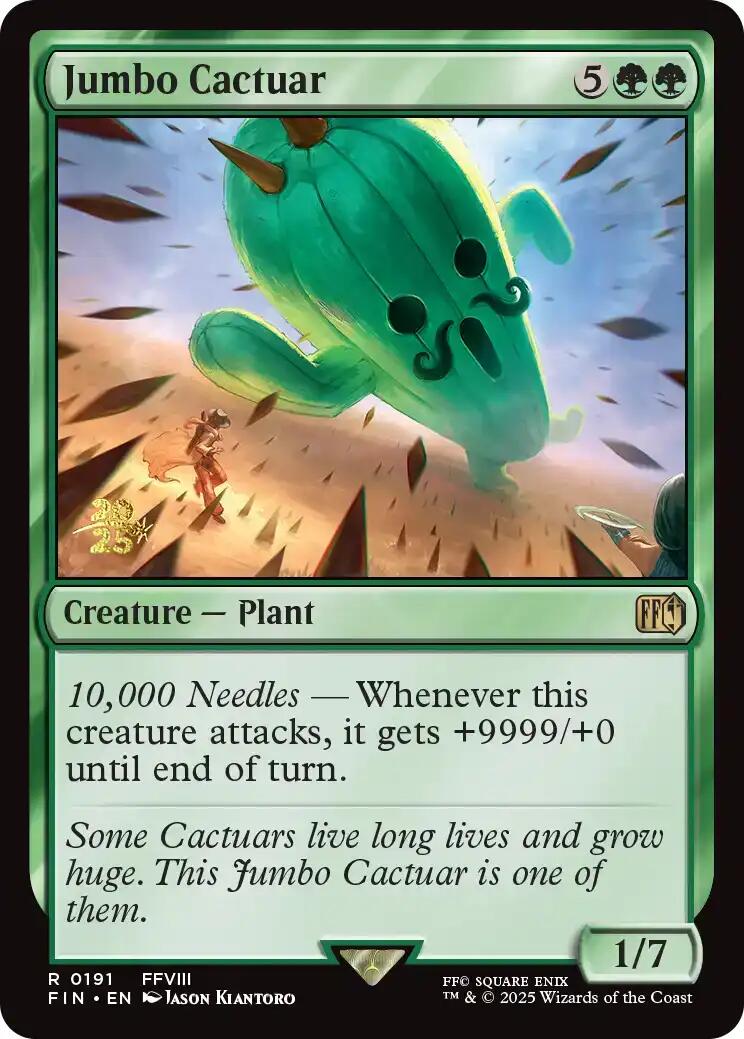 Jumbo Cactuar [FINAL FANTASY Prerelease Promo] | Lots Moore NSW