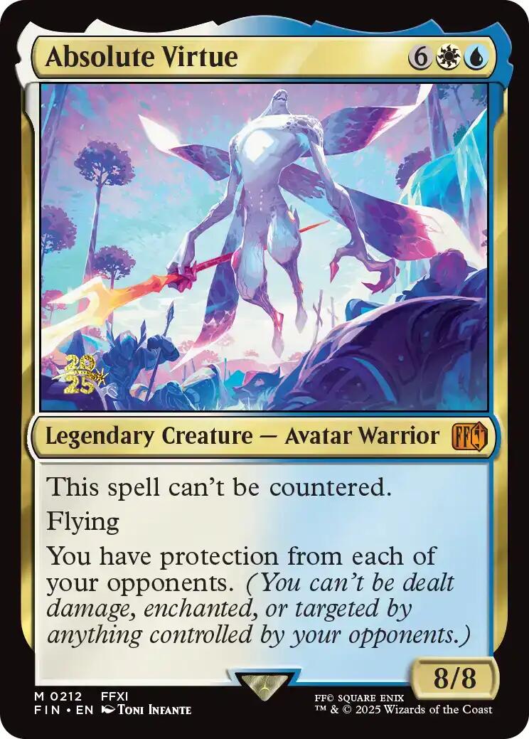 Absolute Virtue [FINAL FANTASY Prerelease Promo] | Lots Moore NSW