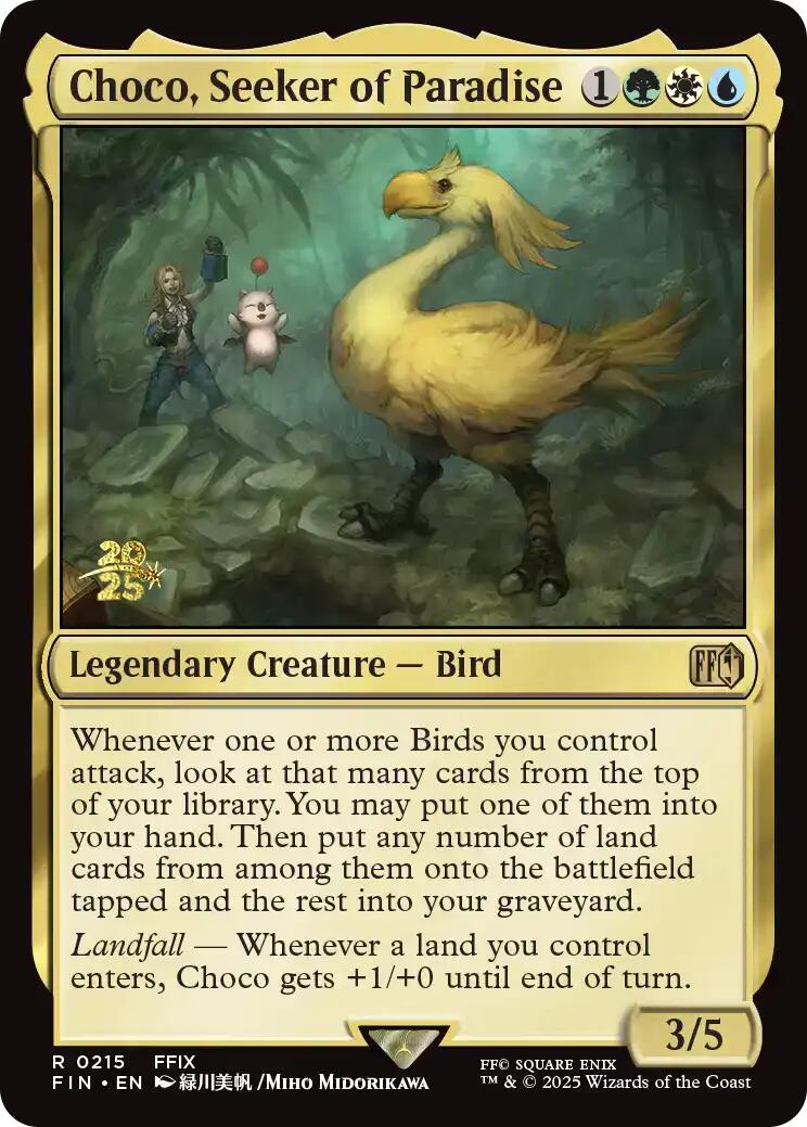 Choco, Seeker of Paradise [FINAL FANTASY Prerelease Promo] | Lots Moore NSW