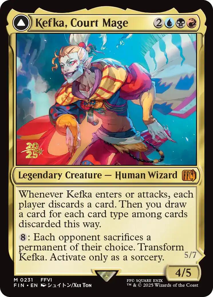 Kefka, Court Mage // Kefka, Ruler of Ruin [FINAL FANTASY Prerelease Promo] | Lots Moore NSW