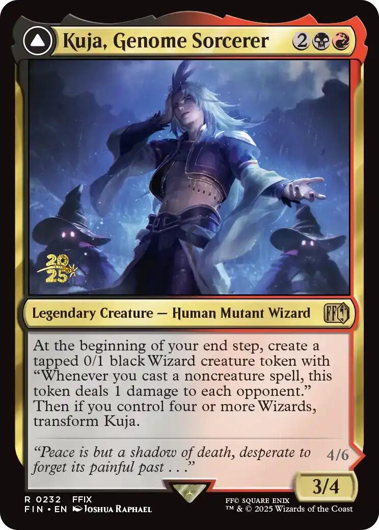 Kuja, Genome Sorcerer // Trance Kuja, Fate Defied [FINAL FANTASY Prerelease Promo] | Lots Moore NSW