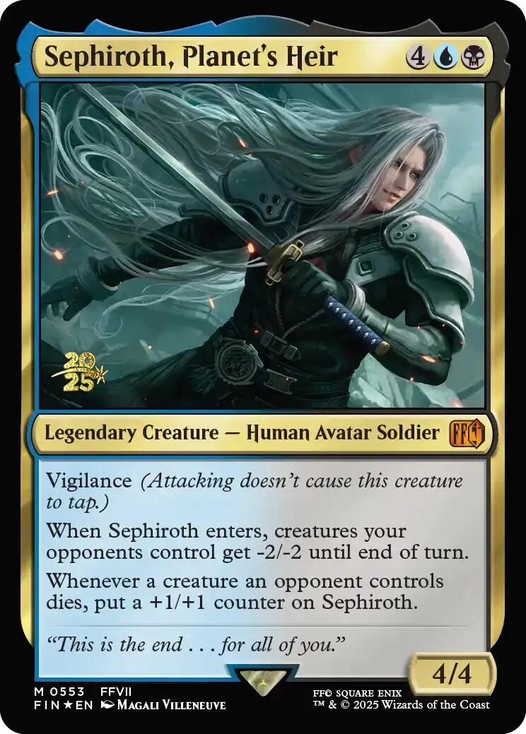 Sephiroth, Planet's Heir [FINAL FANTASY Prerelease Promo] | Lots Moore NSW