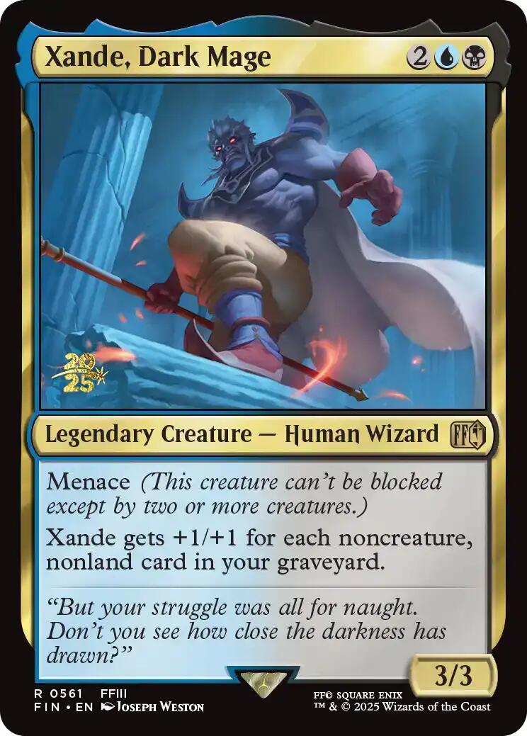 Xande, Dark Mage [FINAL FANTASY Prerelease Promo] | Lots Moore NSW