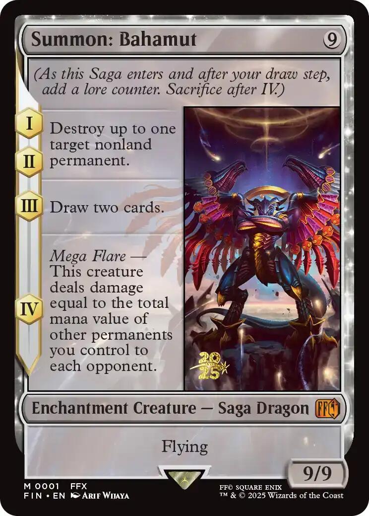 Summon: Bahamut [FINAL FANTASY Prerelease Promo] | Lots Moore NSW