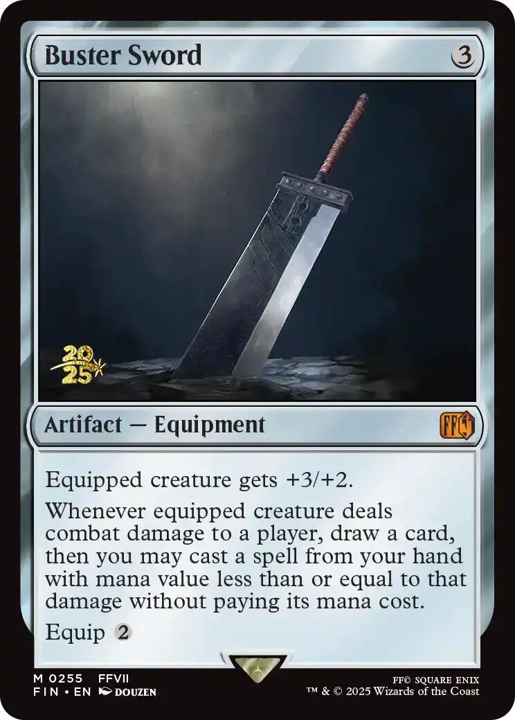 Buster Sword [FINAL FANTASY Prerelease Promo] | Lots Moore NSW