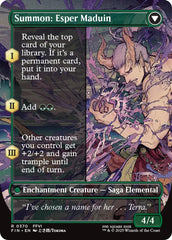 Esper Origins // Summon: Esper Maduin (Borderless) [FINAL FANTASY] | Lots Moore NSW