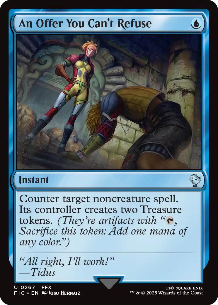 An Offer You Can't Refuse (Surge Foil) [FINAL FANTASY Commander] | Lots Moore NSW