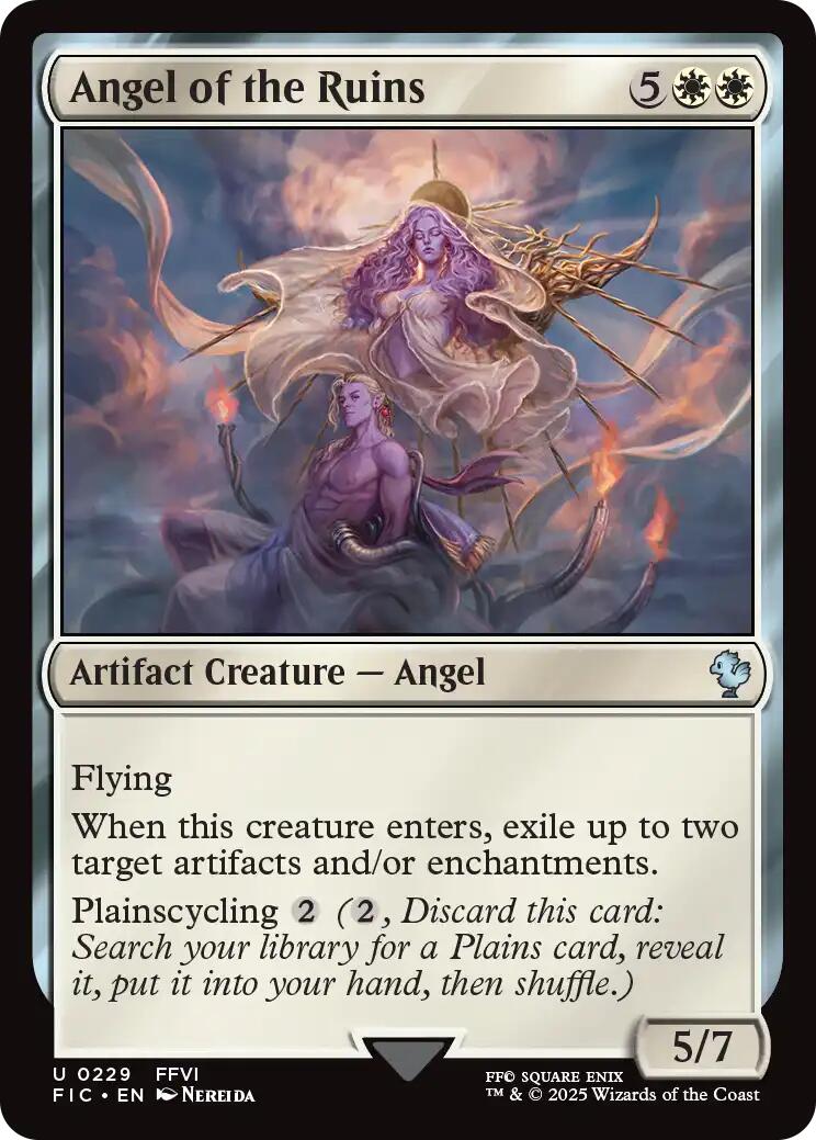 Angel of the Ruins (Surge Foil) [FINAL FANTASY Commander] | Lots Moore NSW