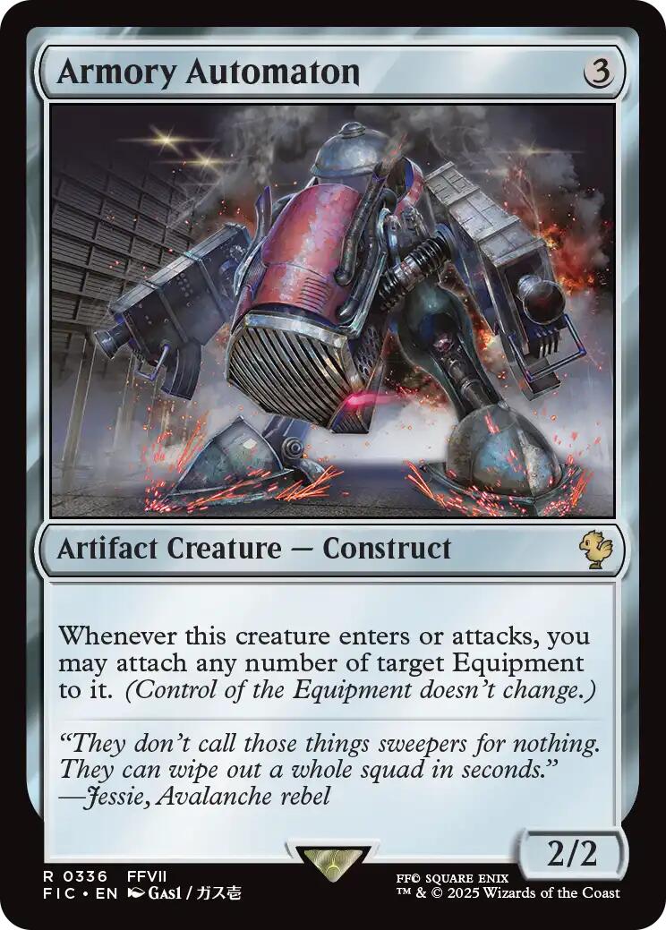 Armory Automaton (Surge Foil) [FINAL FANTASY Commander] | Lots Moore NSW