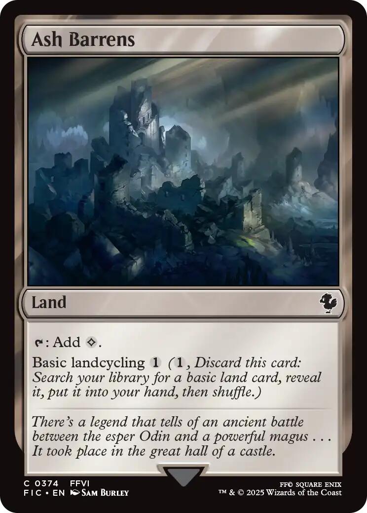 Ash Barrens (Surge Foil) [FINAL FANTASY Commander] | Lots Moore NSW
