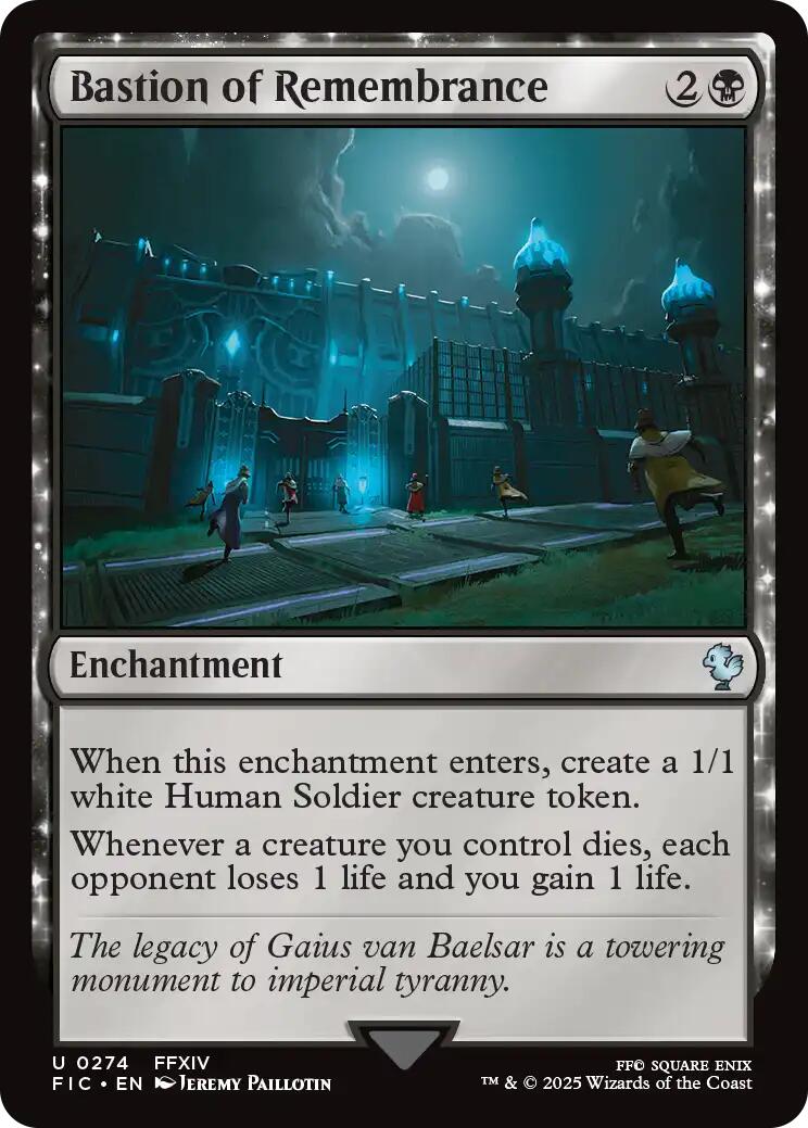 Bastion of Remembrance (Surge Foil) [FINAL FANTASY Commander] | Lots Moore NSW