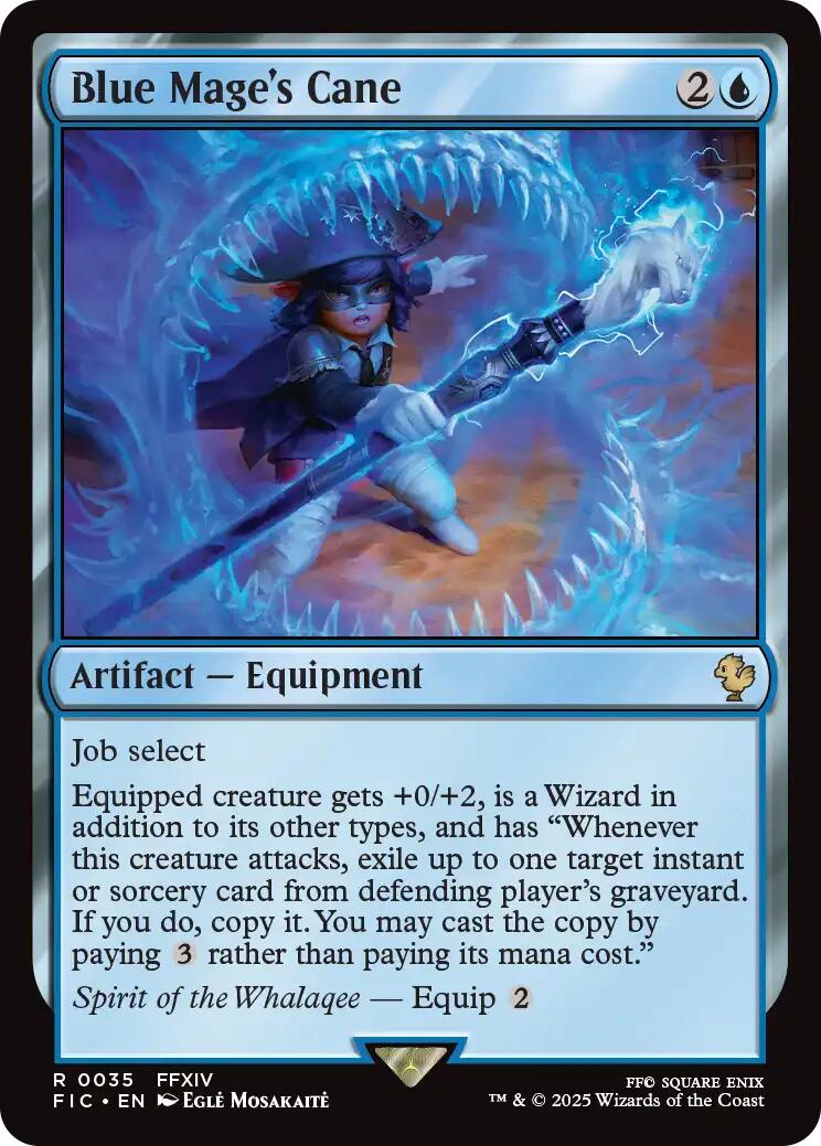 Blue Mage's Cane (Surge Foil) [FINAL FANTASY Commander] | Lots Moore NSW