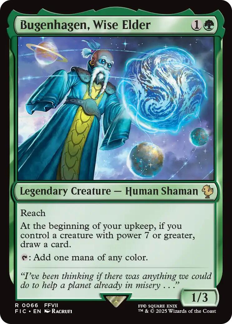 Bugenhagen, Wise Elder (Surge Foil) [FINAL FANTASY Commander] | Lots Moore NSW