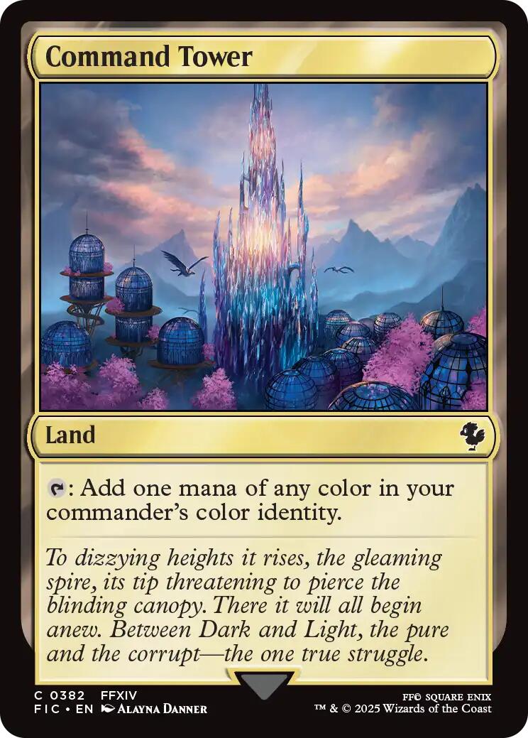 Command Tower (0382) (Surge Foil) [FINAL FANTASY Commander] | Lots Moore NSW