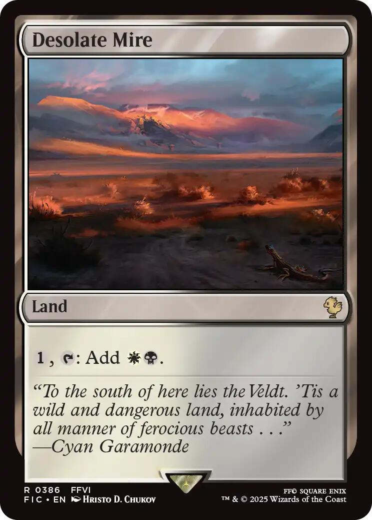 Desolate Mire (Surge Foil) [FINAL FANTASY Commander] | Lots Moore NSW