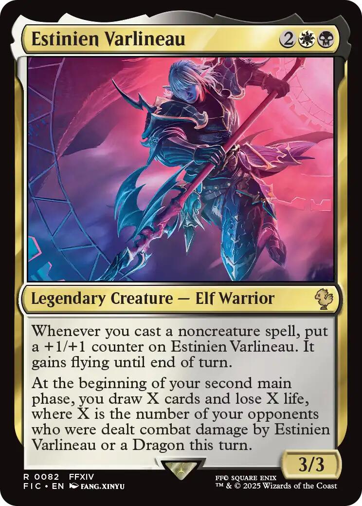 Estinien Varlineau (Surge Foil) [FINAL FANTASY Commander] | Lots Moore NSW