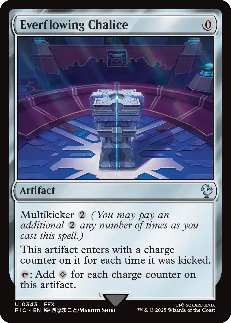 Everflowing Chalice (Surge Foil) [FINAL FANTASY Commander] | Lots Moore NSW