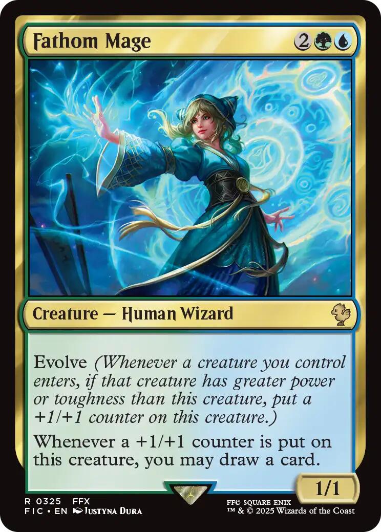 Fathom Mage (Surge Foil) [FINAL FANTASY Commander] | Lots Moore NSW
