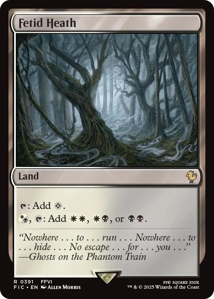 Fetid Heath (Surge Foil) [FINAL FANTASY Commander] | Lots Moore NSW