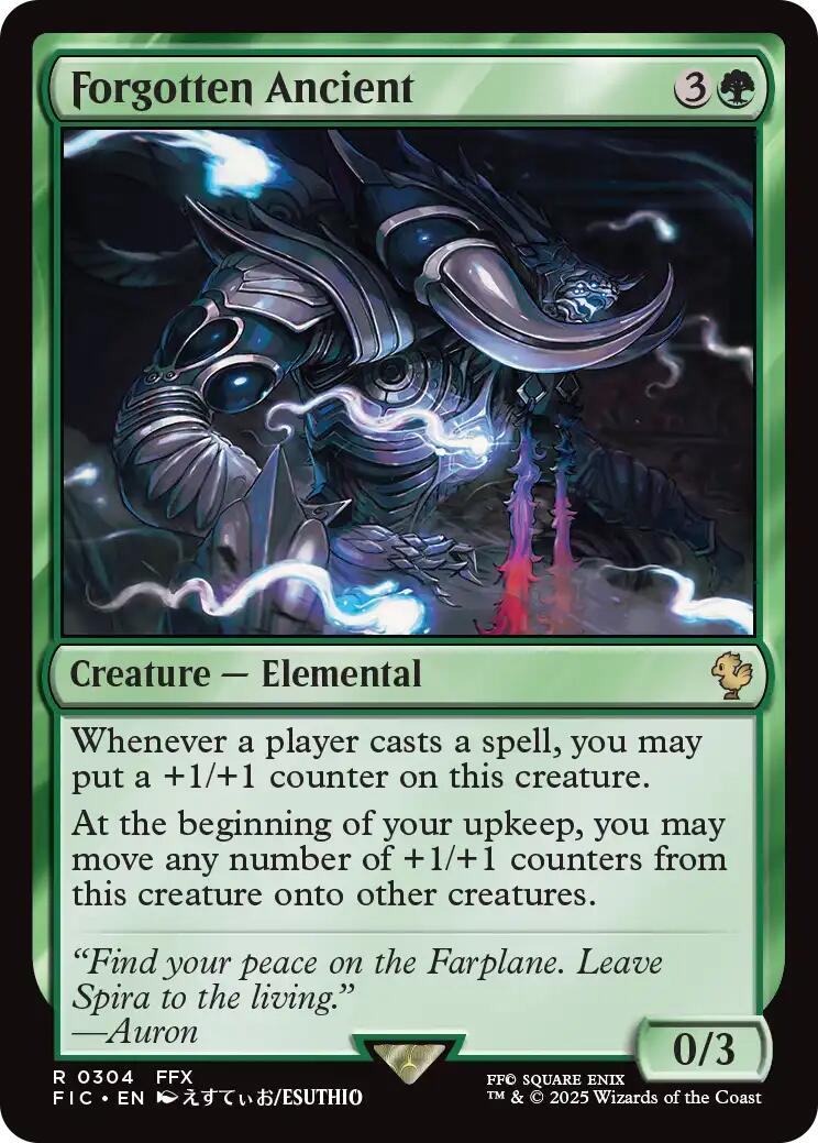 Forgotten Ancient (Surge Foil) [FINAL FANTASY Commander] | Lots Moore NSW