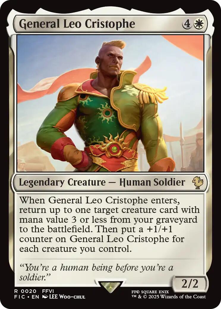 General Leo Cristophe (Surge Foil) [FINAL FANTASY Commander] | Lots Moore NSW
