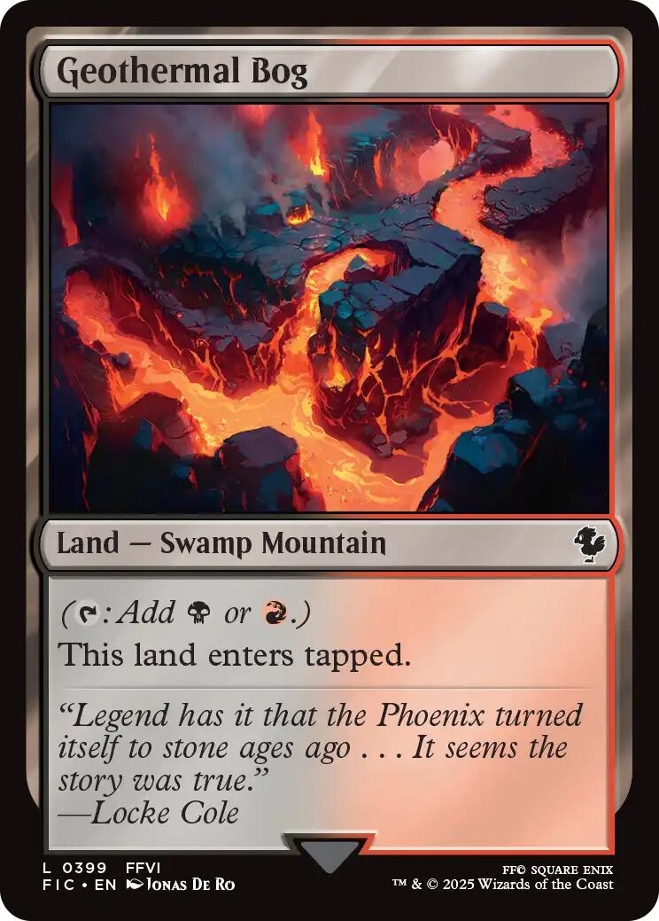 Geothermal Bog (Surge Foil) [FINAL FANTASY Commander] | Lots Moore NSW