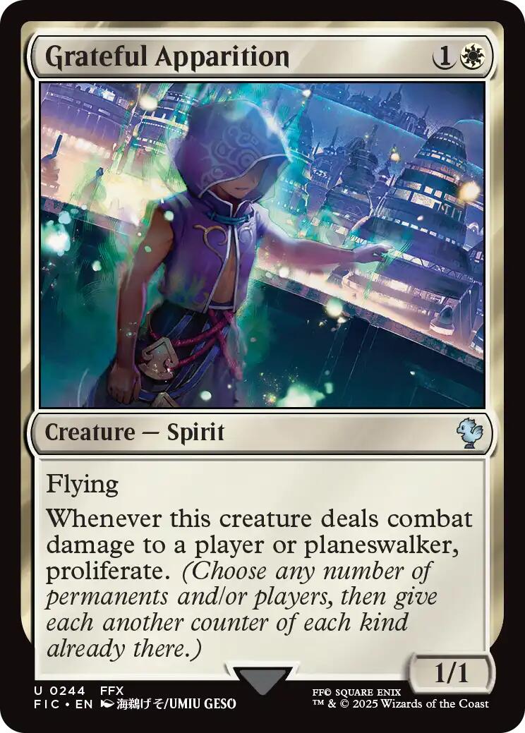 Grateful Apparition (Surge Foil) [FINAL FANTASY Commander] | Lots Moore NSW