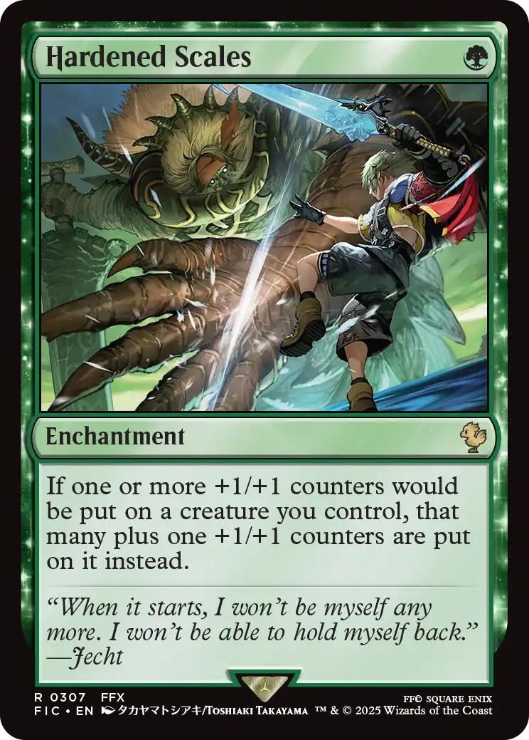 Hardened Scales (Surge Foil) [FINAL FANTASY Commander] | Lots Moore NSW