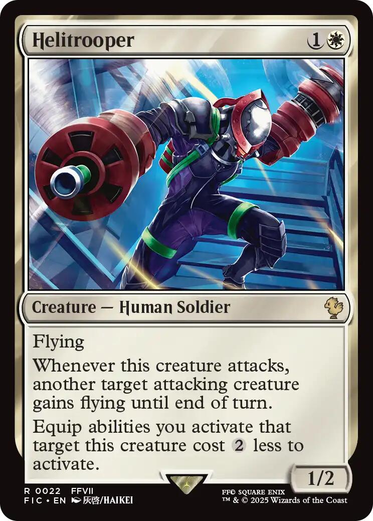 Helitrooper (Surge Foil) [FINAL FANTASY Commander] | Lots Moore NSW