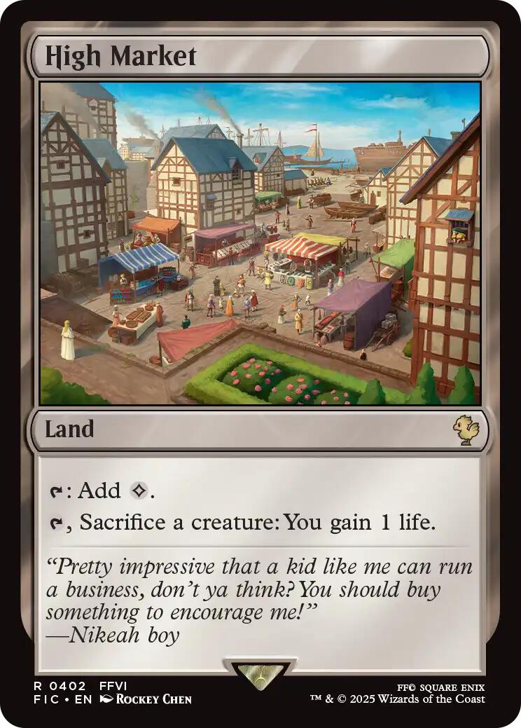 High Market (Surge Foil) [FINAL FANTASY Commander] | Lots Moore NSW