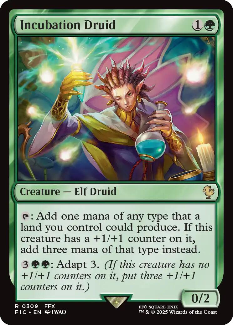 Incubation Druid (Surge Foil) [FINAL FANTASY Commander] | Lots Moore NSW
