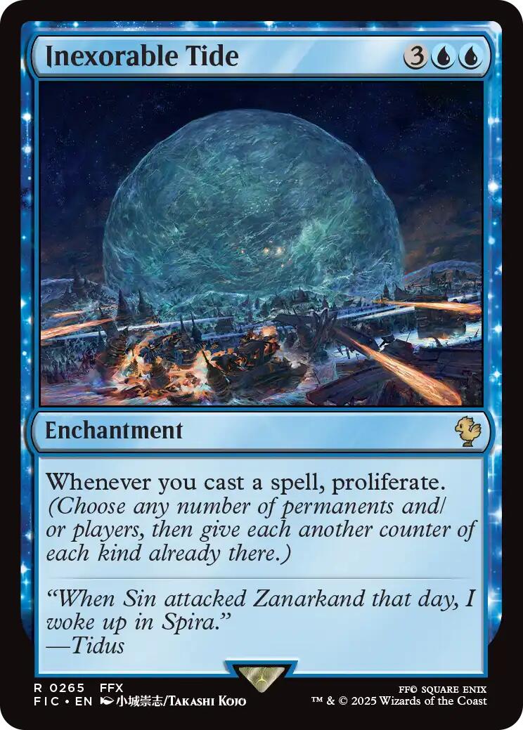 Inexorable Tide (Surge Foil) [FINAL FANTASY Commander] | Lots Moore NSW