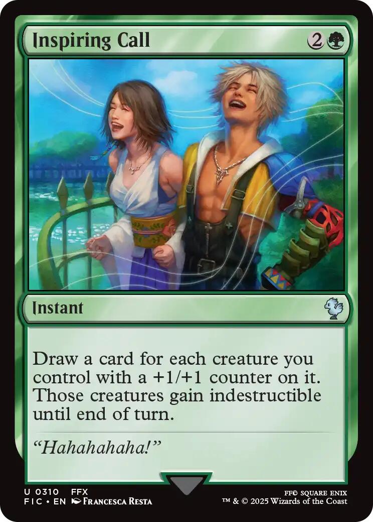 Inspiring Call (Surge Foil) [FINAL FANTASY Commander] | Lots Moore NSW