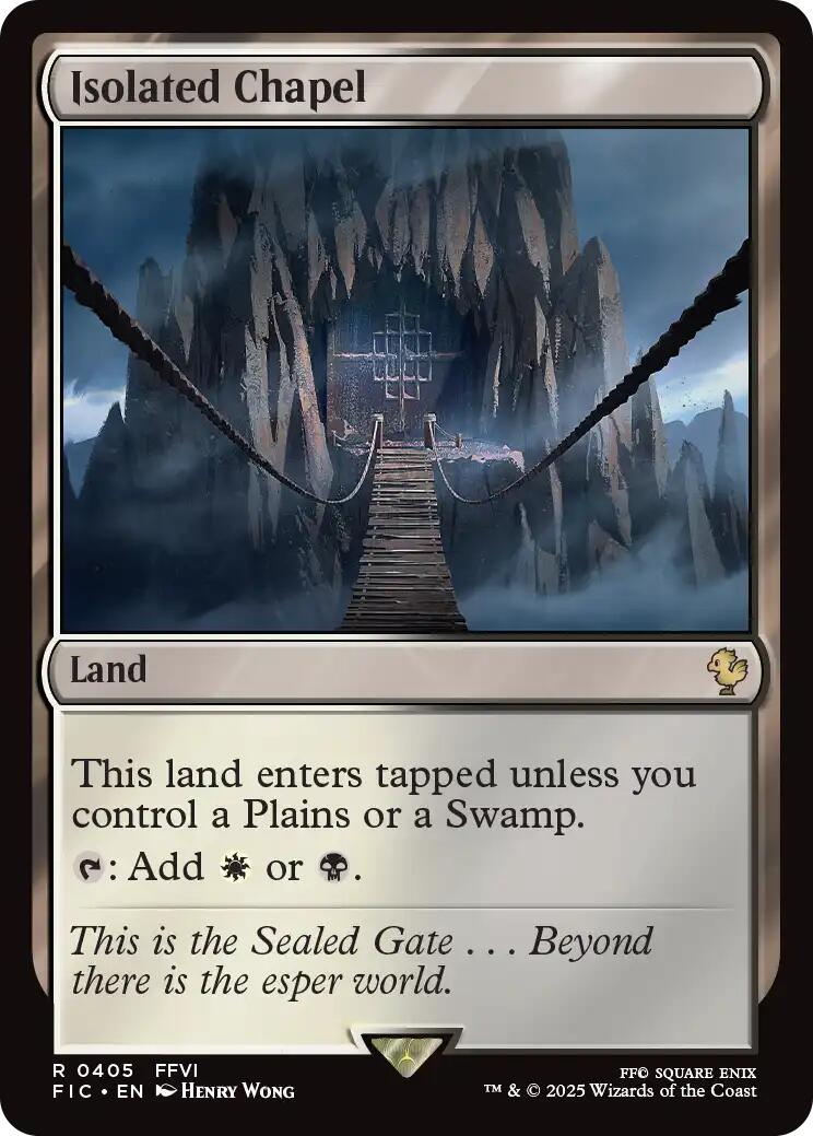 Isolated Chapel (Surge Foil) [FINAL FANTASY Commander] | Lots Moore NSW