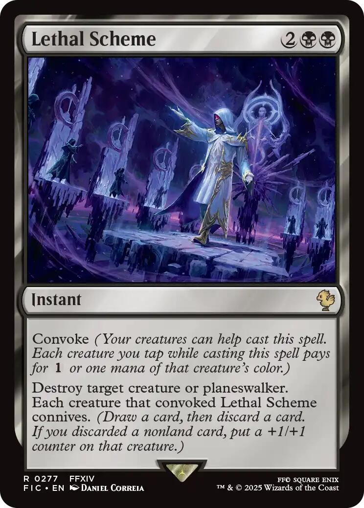 Lethal Scheme (Surge Foil) [FINAL FANTASY Commander] | Lots Moore NSW