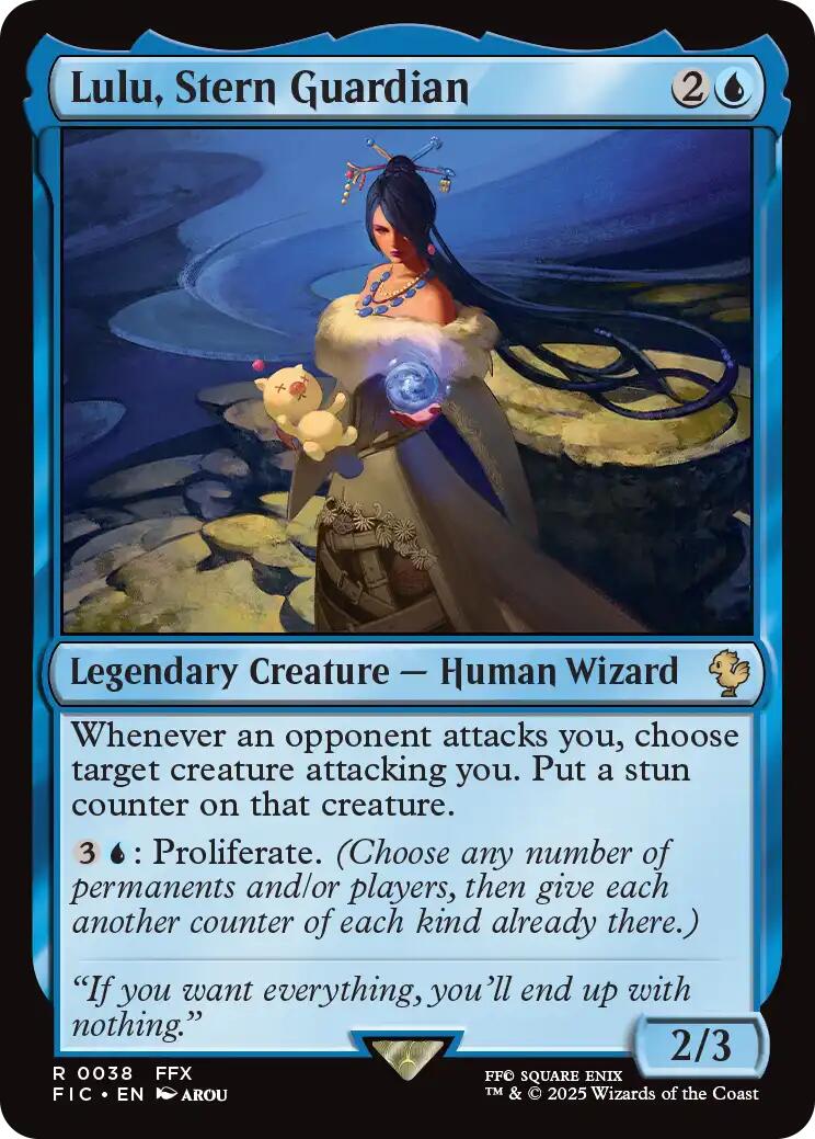 Lulu, Stern Guardian (Surge Foil) [FINAL FANTASY Commander] | Lots Moore NSW