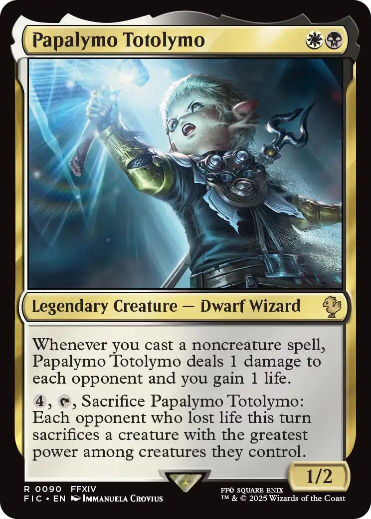 Papalymo Totolymo (Surge Foil) [FINAL FANTASY Commander] | Lots Moore NSW