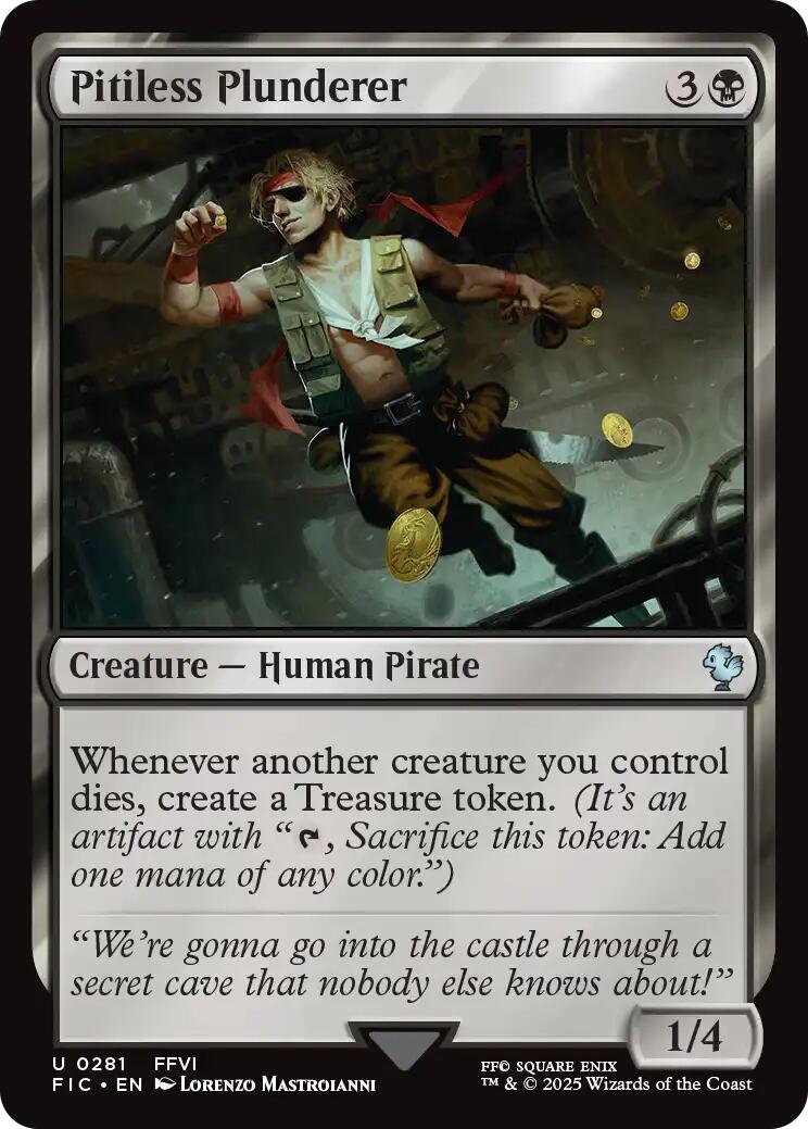 Pitiless Plunderer (Surge Foil) [FINAL FANTASY Commander] | Lots Moore NSW