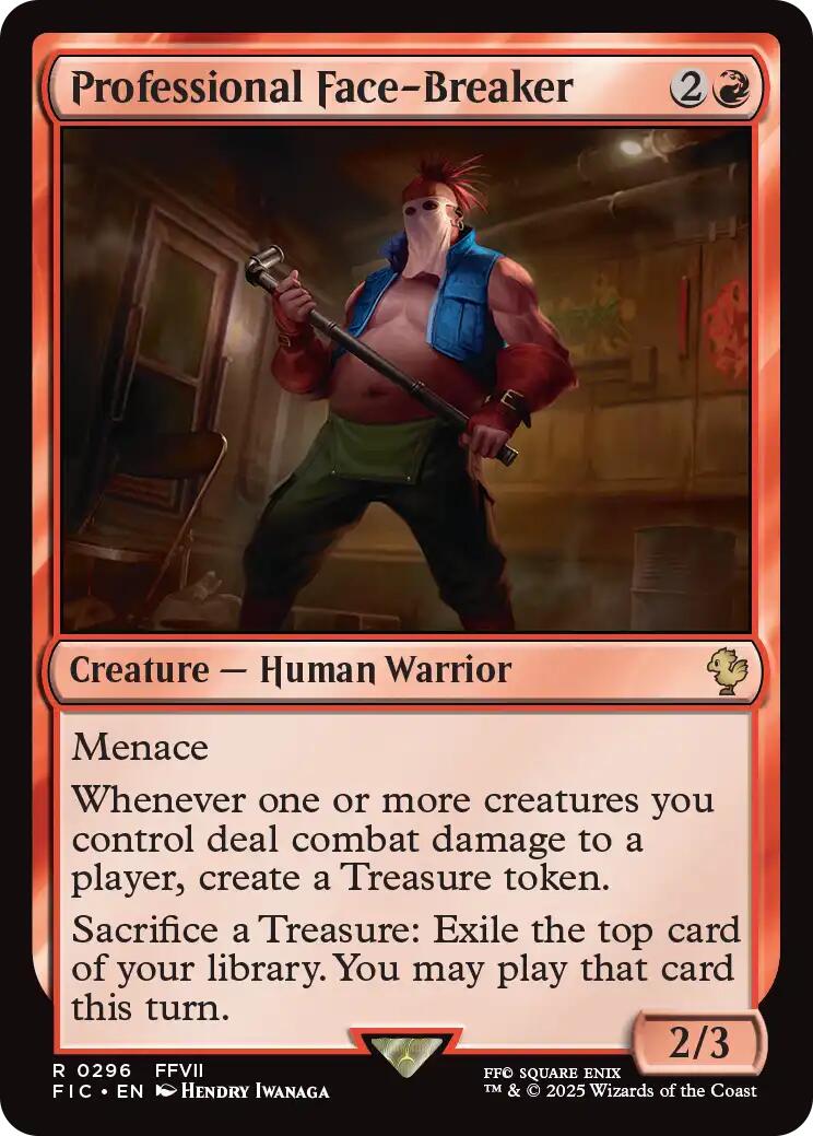 Professional Face-Breaker (Surge Foil) [FINAL FANTASY Commander] | Lots Moore NSW