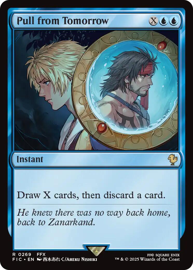 Pull from Tomorrow (Surge Foil) [FINAL FANTASY Commander] | Lots Moore NSW