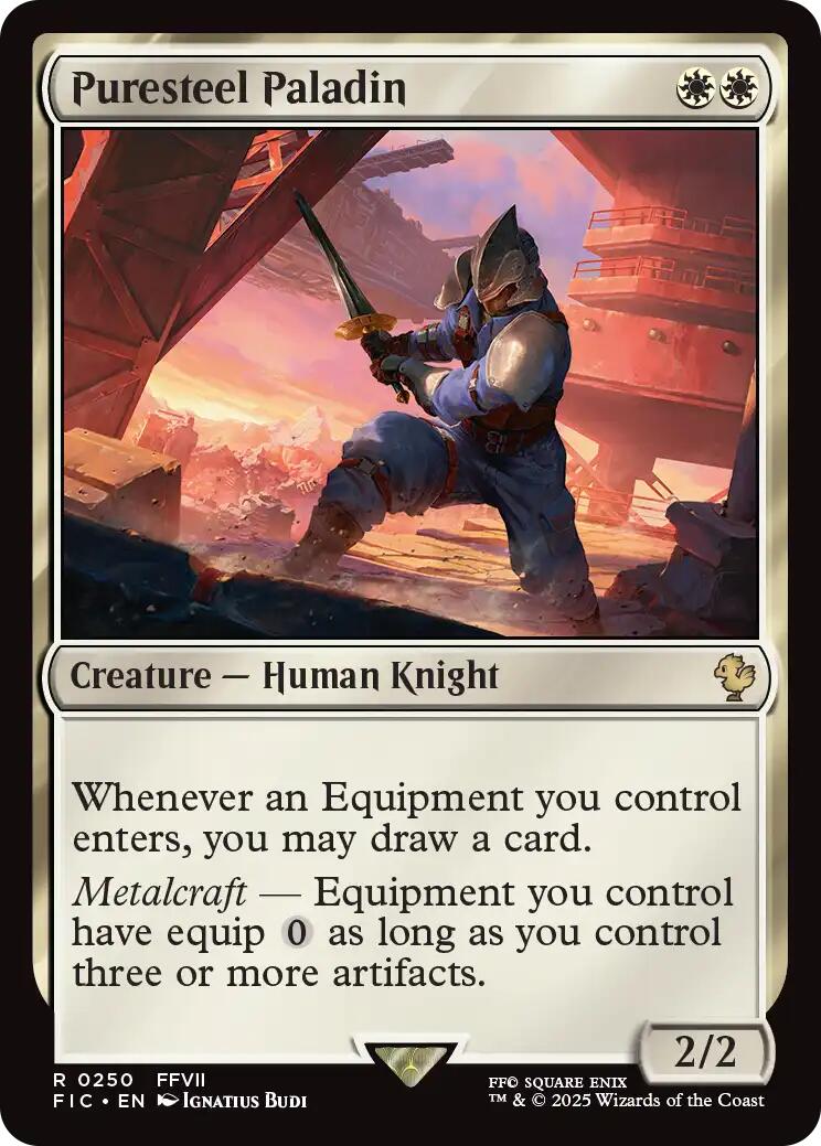 Puresteel Paladin (Surge Foil) [FINAL FANTASY Commander] | Lots Moore NSW